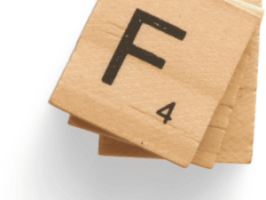 lettre F en majuscule 